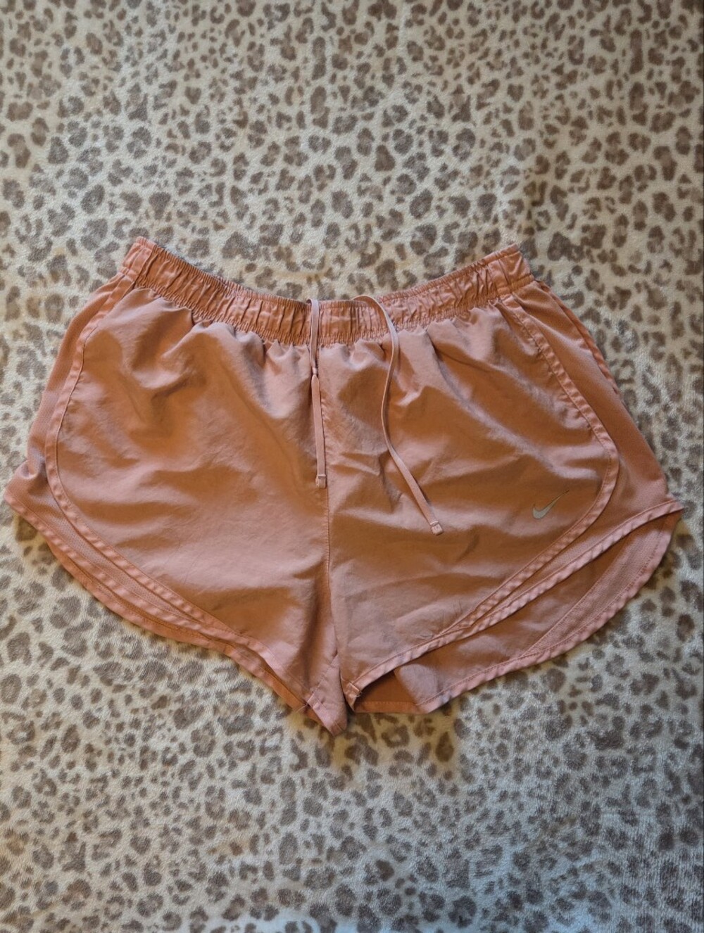 Nike Coral Pink Girls' Athletic Shorts